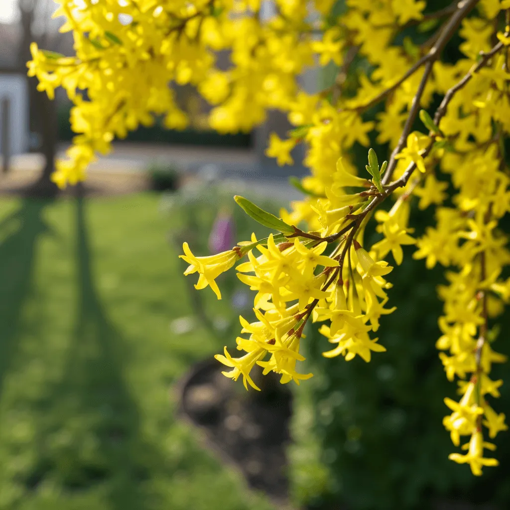 Aranycserje fajtái, ültetése, metszése és virágzása