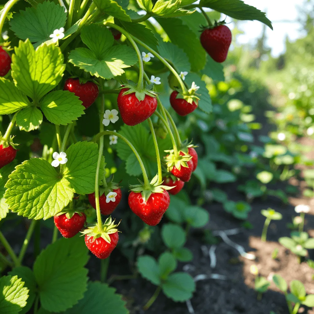 Fragaria eper fajták a kertben