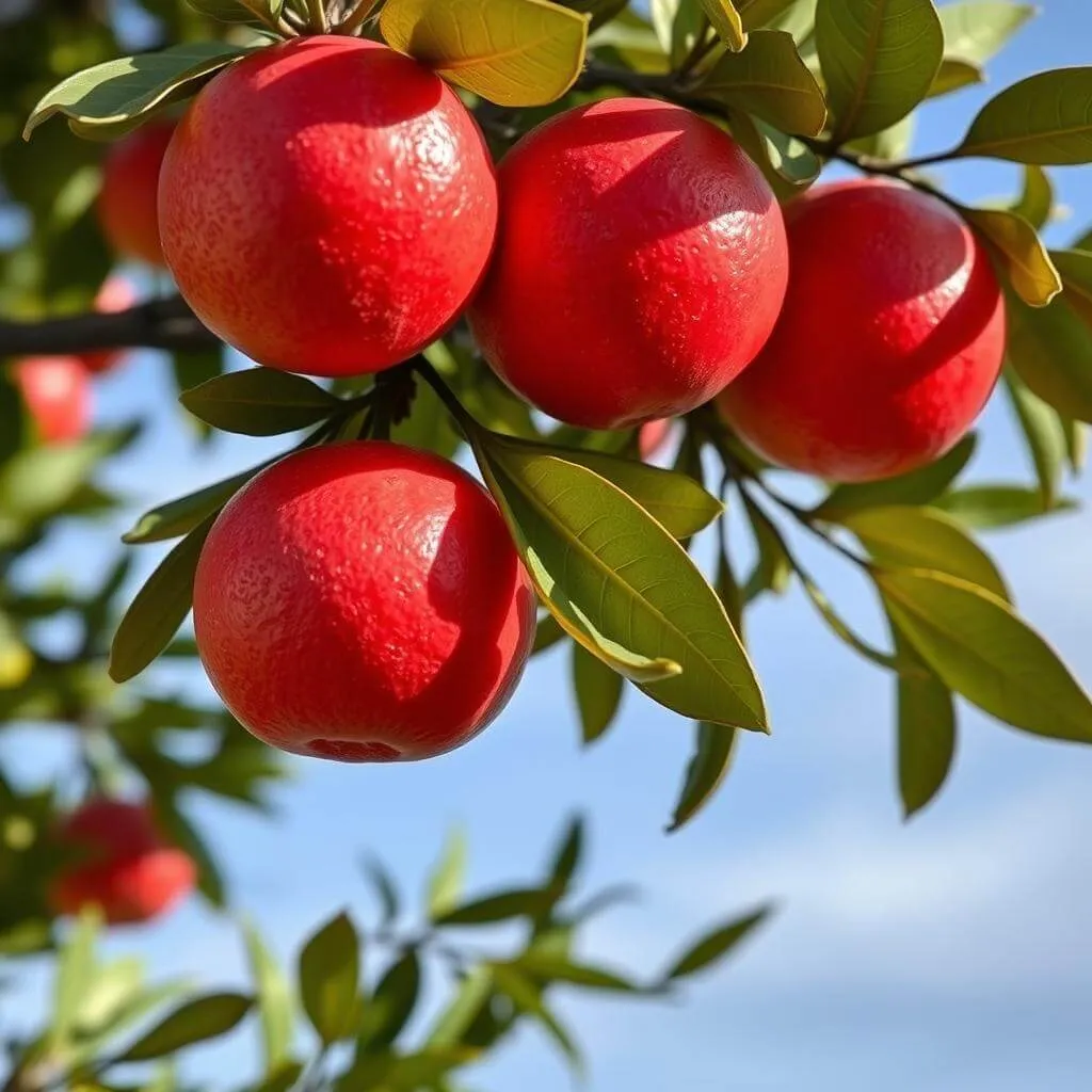 Grapefruit Ruby Red gyümölcs a fán