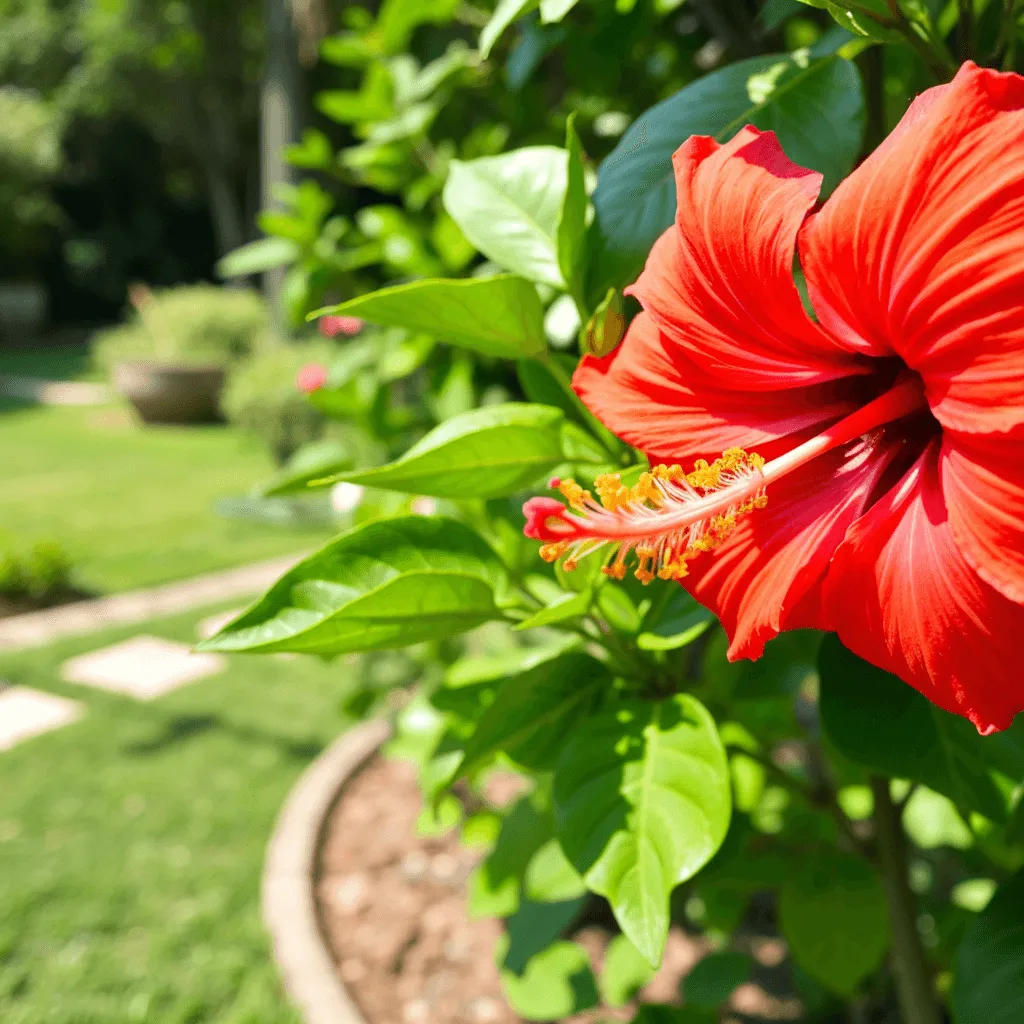 Gyönyörű hibiszkusz virágok különböző színekben